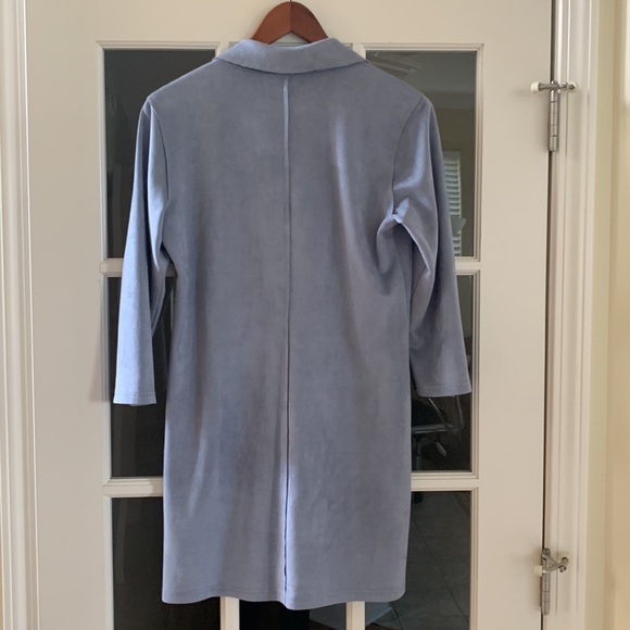 Faux suede tunic (32 inches length) Super soft! - Picture 3 of 4